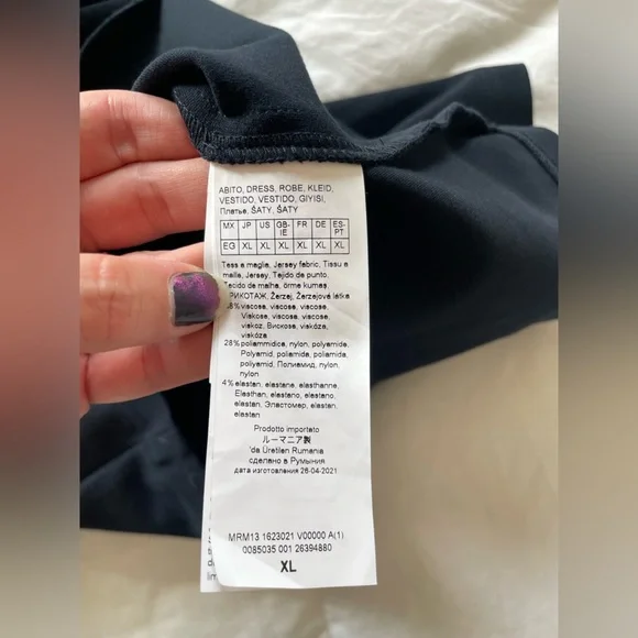 Persona by Marina Rinaldi Navy V-Neck Midi Dress XL - Picture 13 of 14